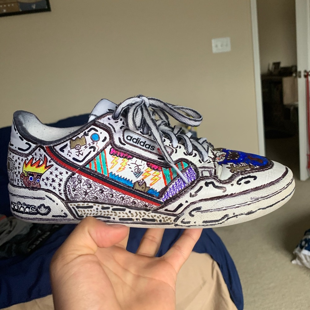 Adidas Custom Design Cartoon Shoes